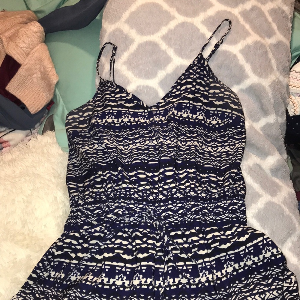 blue super cute romper